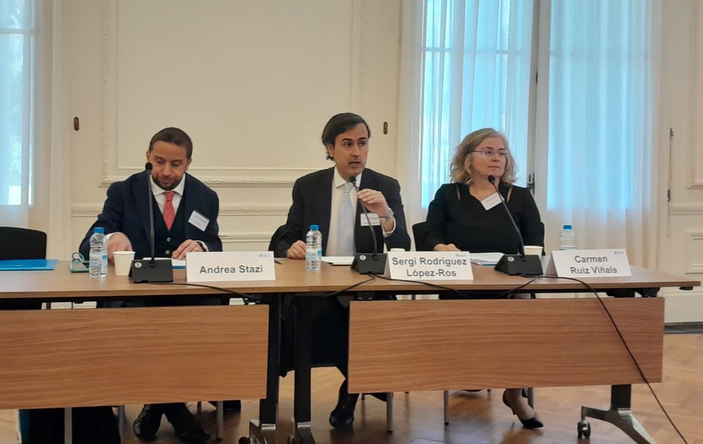 Promotores de la sesión sobre IA del seminario del IeMed